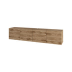 Decortieliving - Combe Floating Wall-Mounted TV Unit 180cm (W) Soft-Close 4 Doors