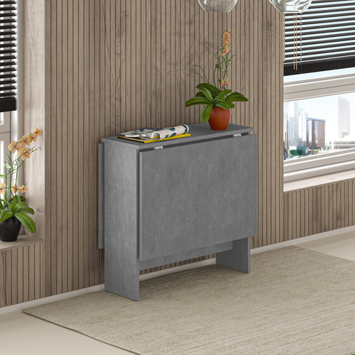Table de salle à manger Artemio – Pliante – Finition gris rétro
