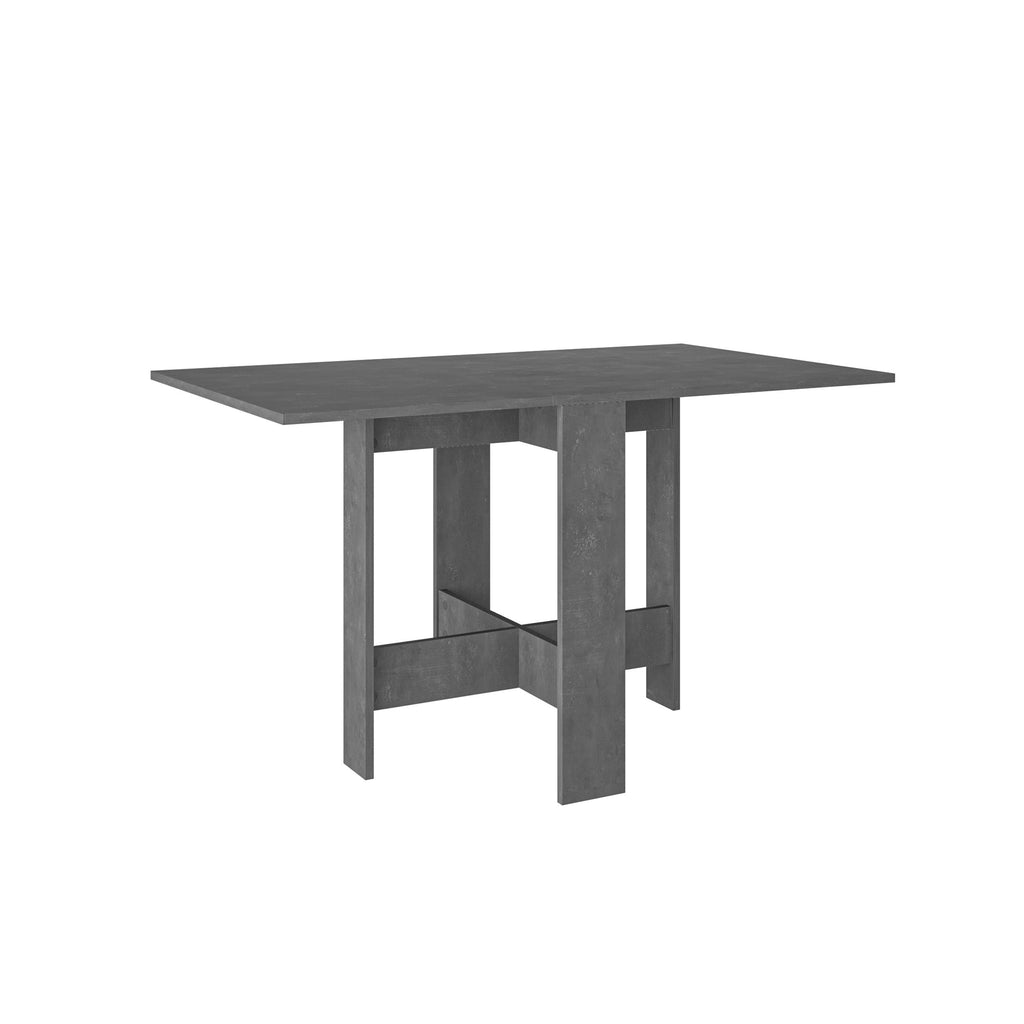 Table de salle à manger Artemio – Pliante – Finition gris rétro