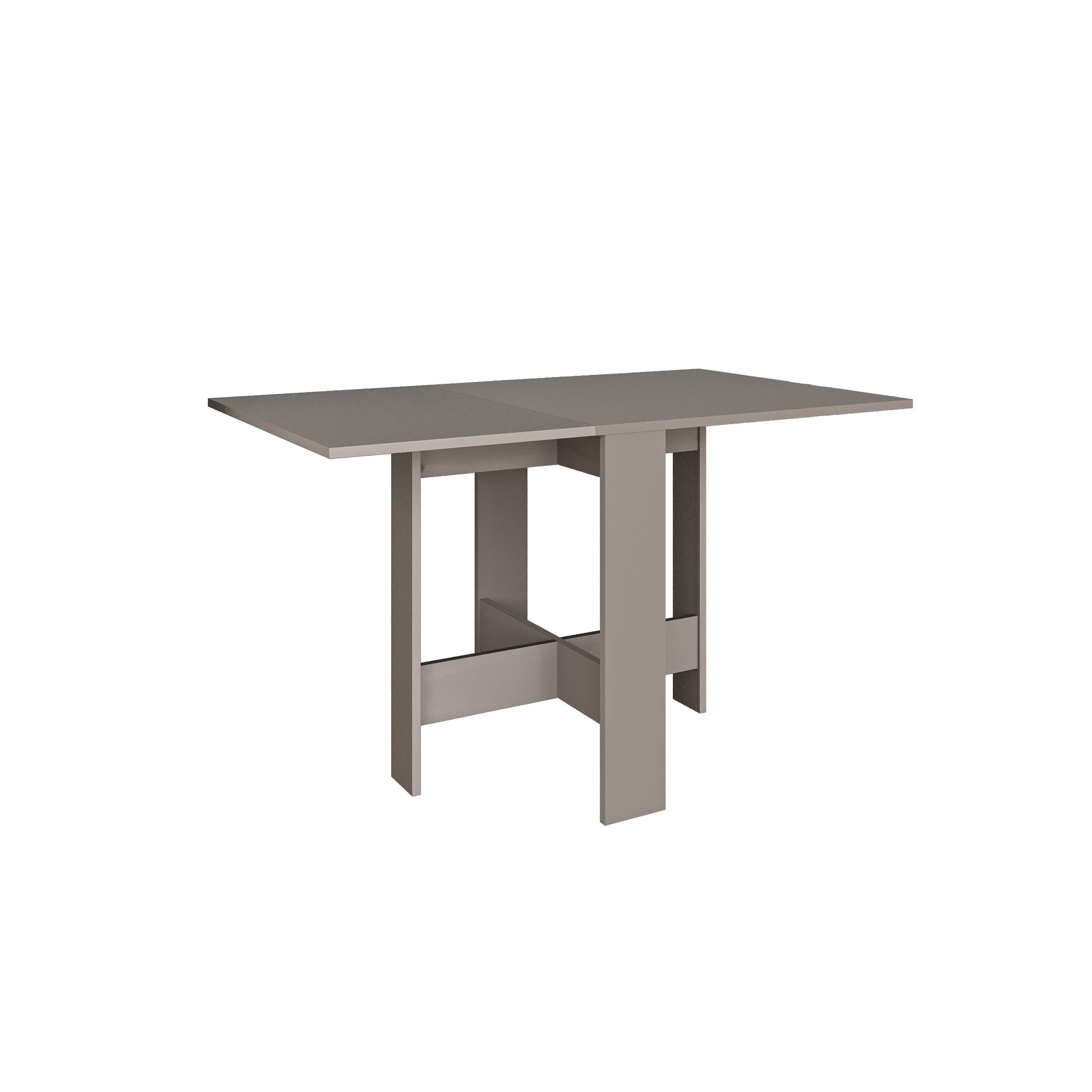 Table de salle à manger Artemio – Pliante – Fini Moka Clair