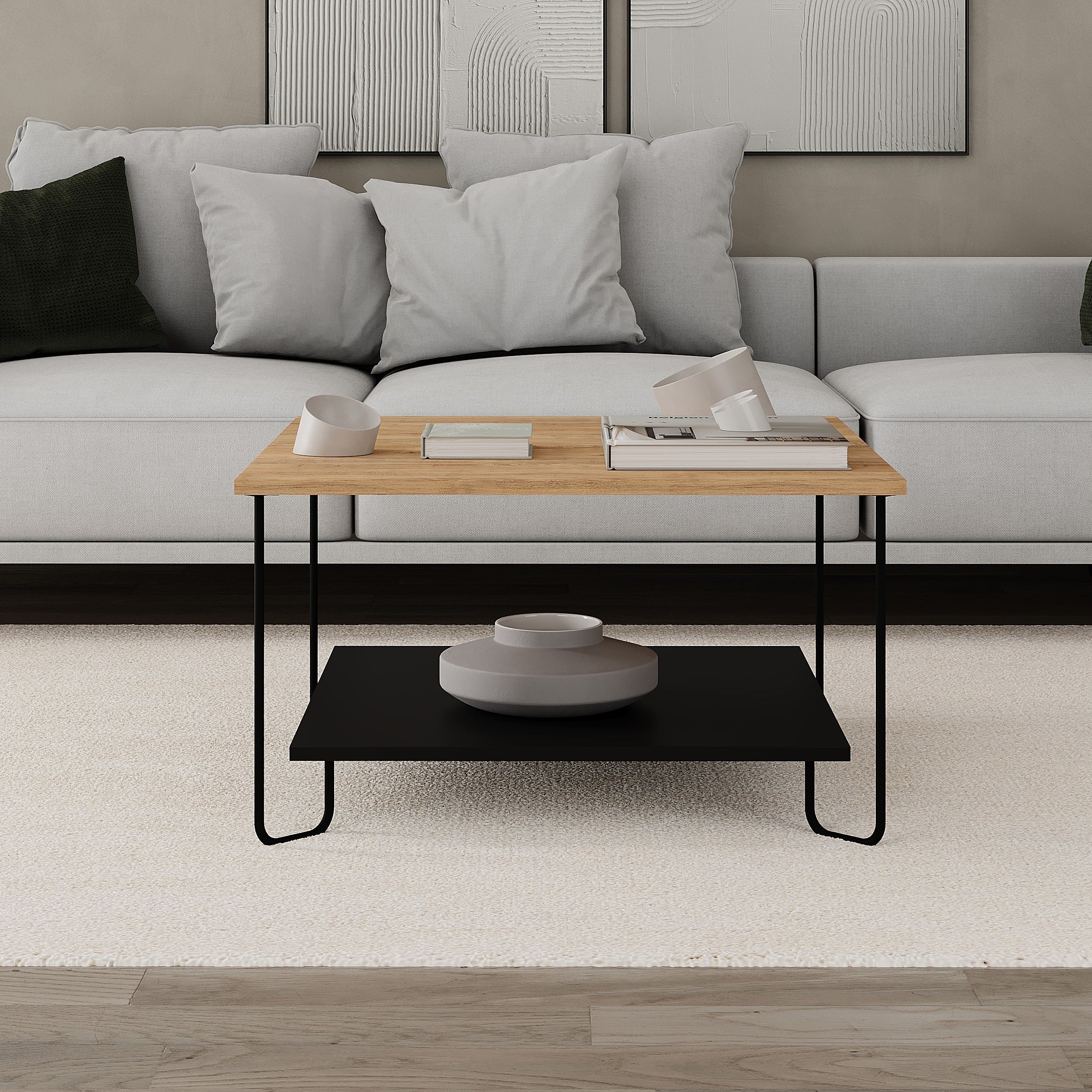 Decortieliving - Marbo Modern Coffee Table Multipurpose H 45cm