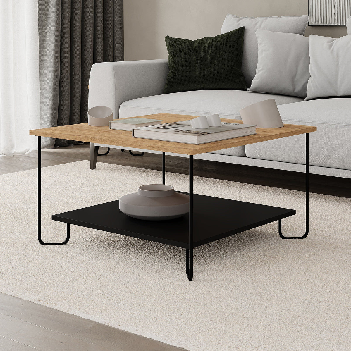 Decortieliving - Marbo Modern Coffee Table Multipurpose H 45cm