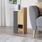 Decortieliving - Elos Modern Bedside Table Right Module 25cm Narrow
