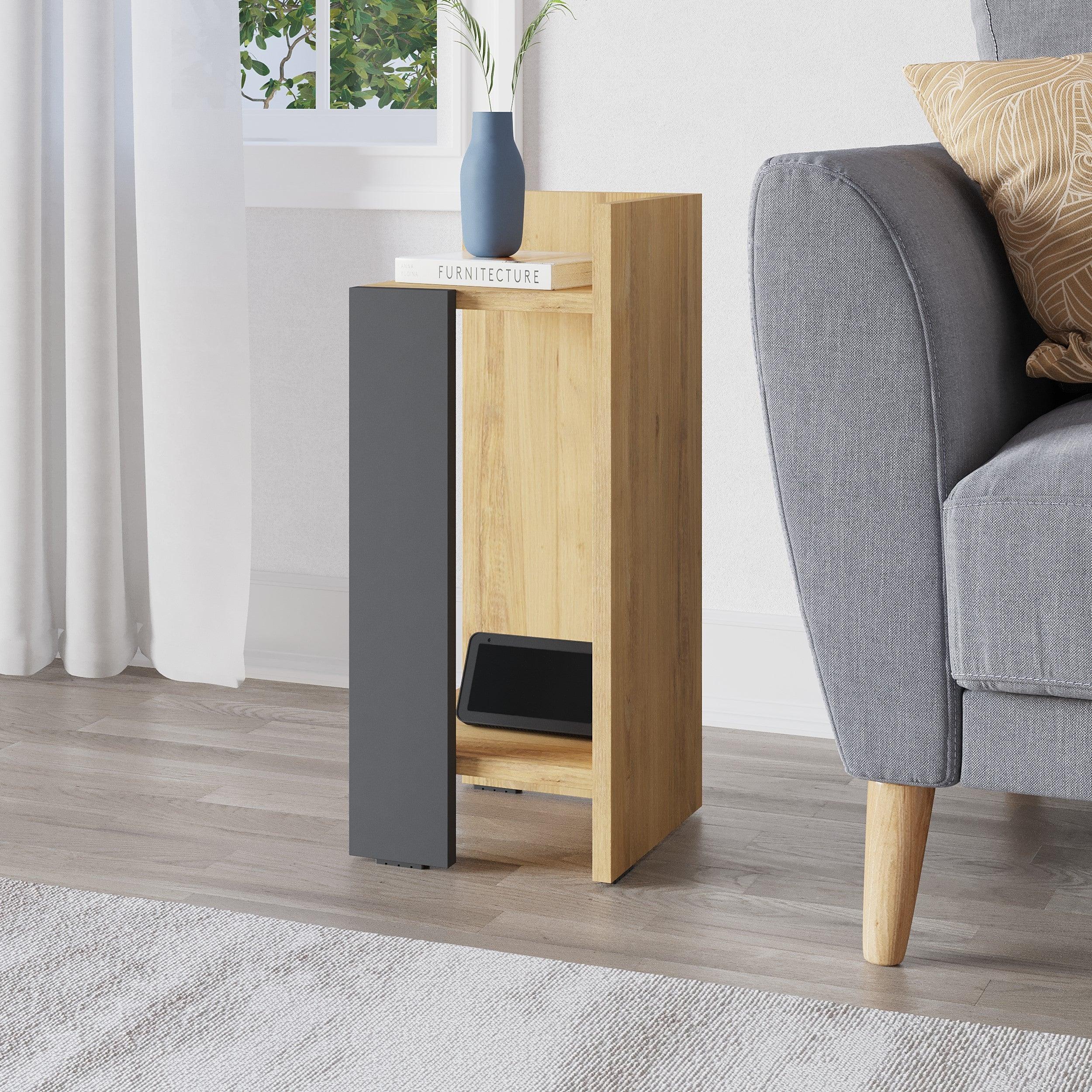 Decortieliving - Elos Modern Bedside Table Right Module 25cm Narrow