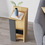 Decortieliving - Elos Modern Bedside Table Right Module 25cm Narrow