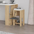 Decortieliving - Ema Modern Bedside Table Bedroom Furniture 30cm Width