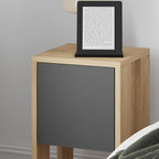 Decortieliving - Ema Modern Bedside Table Bedroom Furniture 30cm Width