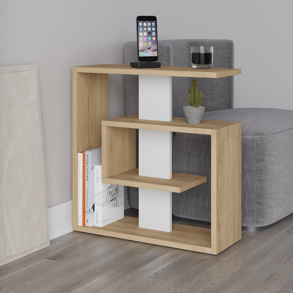 Decortieliving - Saly Modern Side End Table Multipurpose With Creativeness H 57cm 3 Tier