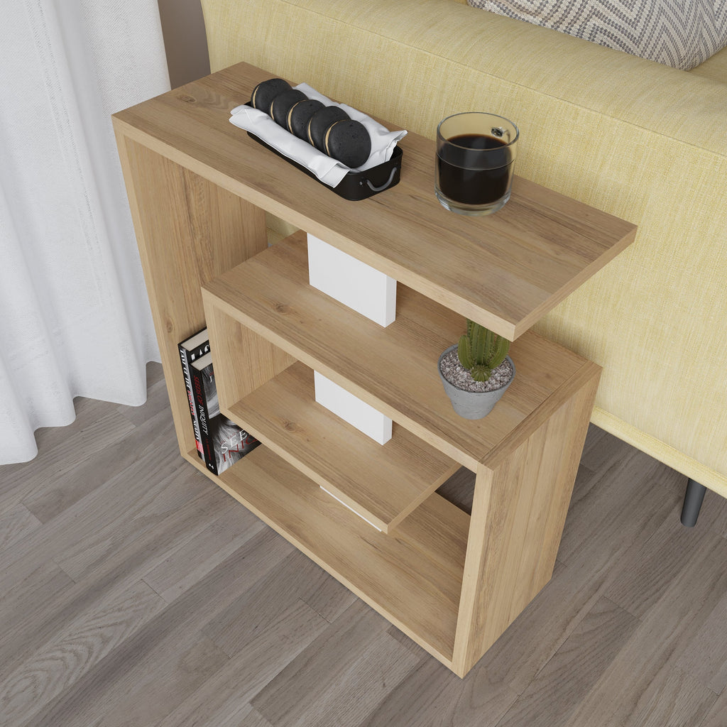Decortieliving - Saly Modern Side End Table Multipurpose With Creativeness H 57cm 3 Tier