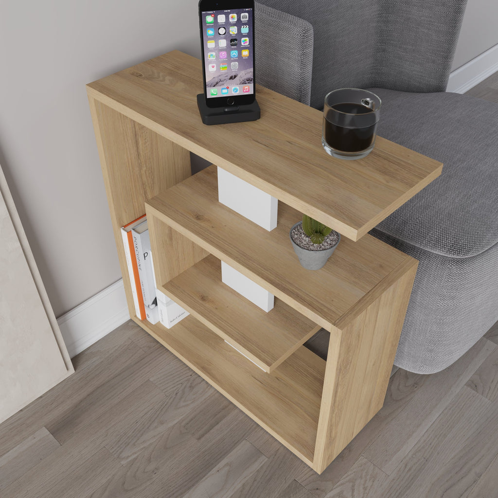 Decortieliving - Saly Modern Side End Table Multipurpose With Creativeness H 57cm 3 Tier