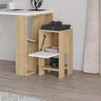Decortieliving - Ema Modern Bedside Table Bedroom Furniture 30cm Width