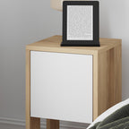 Decortieliving - Ema Modern Bedside Table Bedroom Furniture 30cm Width
