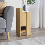 Decortieliving - Elos Modern Bedside Table Left Module 25cm Narrow