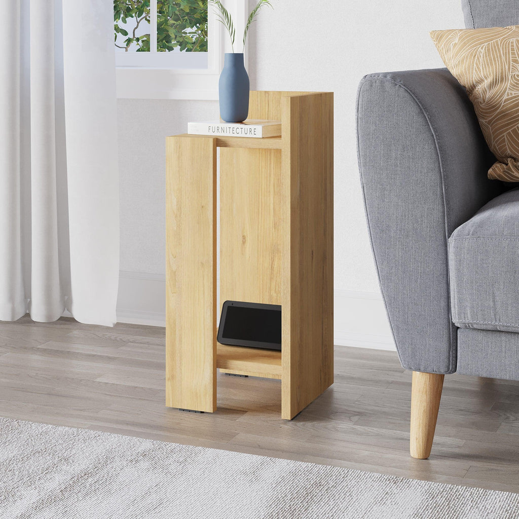 Decortieliving - Elos Modern Bedside Table Right Module 25cm Narrow