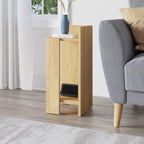 Decortieliving - Elos Modern Bedside Table Right Module 25cm Narrow