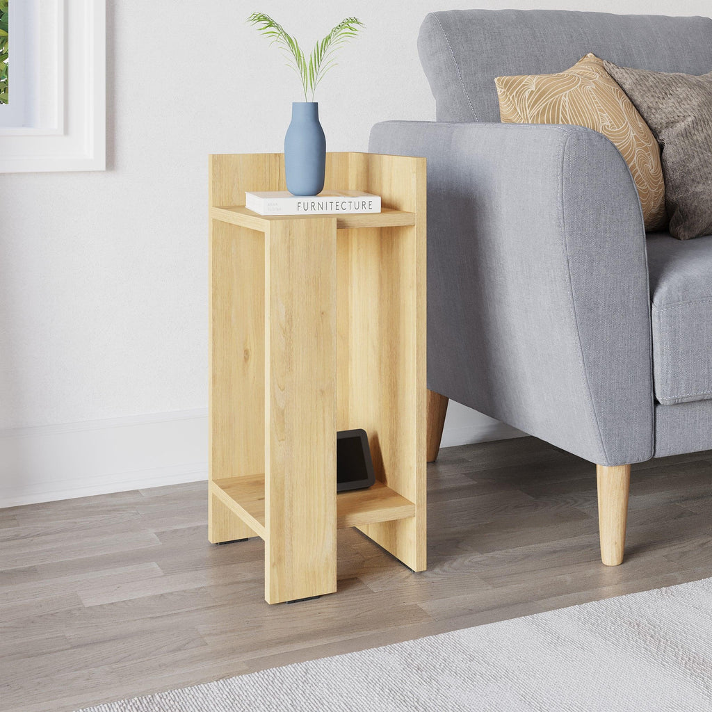 Decortieliving - Elos Modern Bedside Table Right Module 25cm Narrow