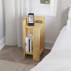 Decortieliving - Elos Modern Bedside Table Left Module 25cm Narrow