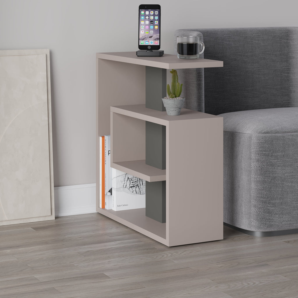 Decortieliving - Saly Modern Side End Table Multipurpose With Creativeness H 57cm 3 Tier