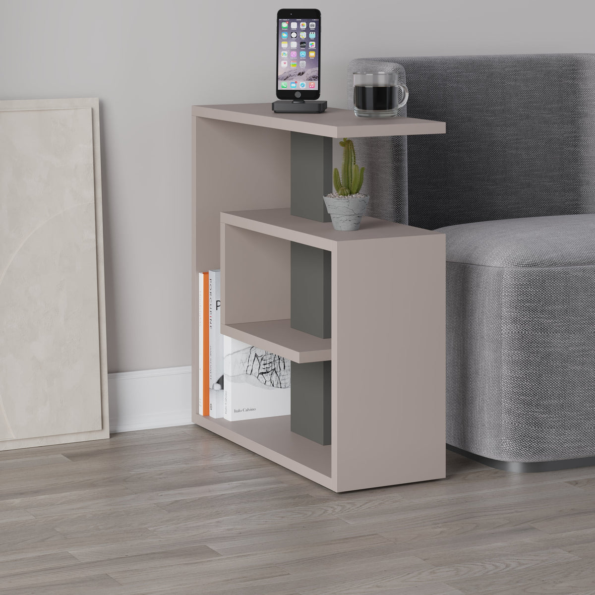 Decortieliving - Saly Modern Side End Table Multipurpose With Creativeness H 57cm 3 Tier