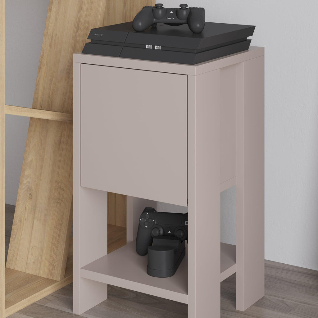 Decortieliving - Ema Modern Bedside Table Bedroom Furniture 30cm Width