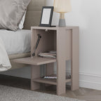 Decortieliving - Ema Modern Bedside Table Bedroom Furniture 30cm Width