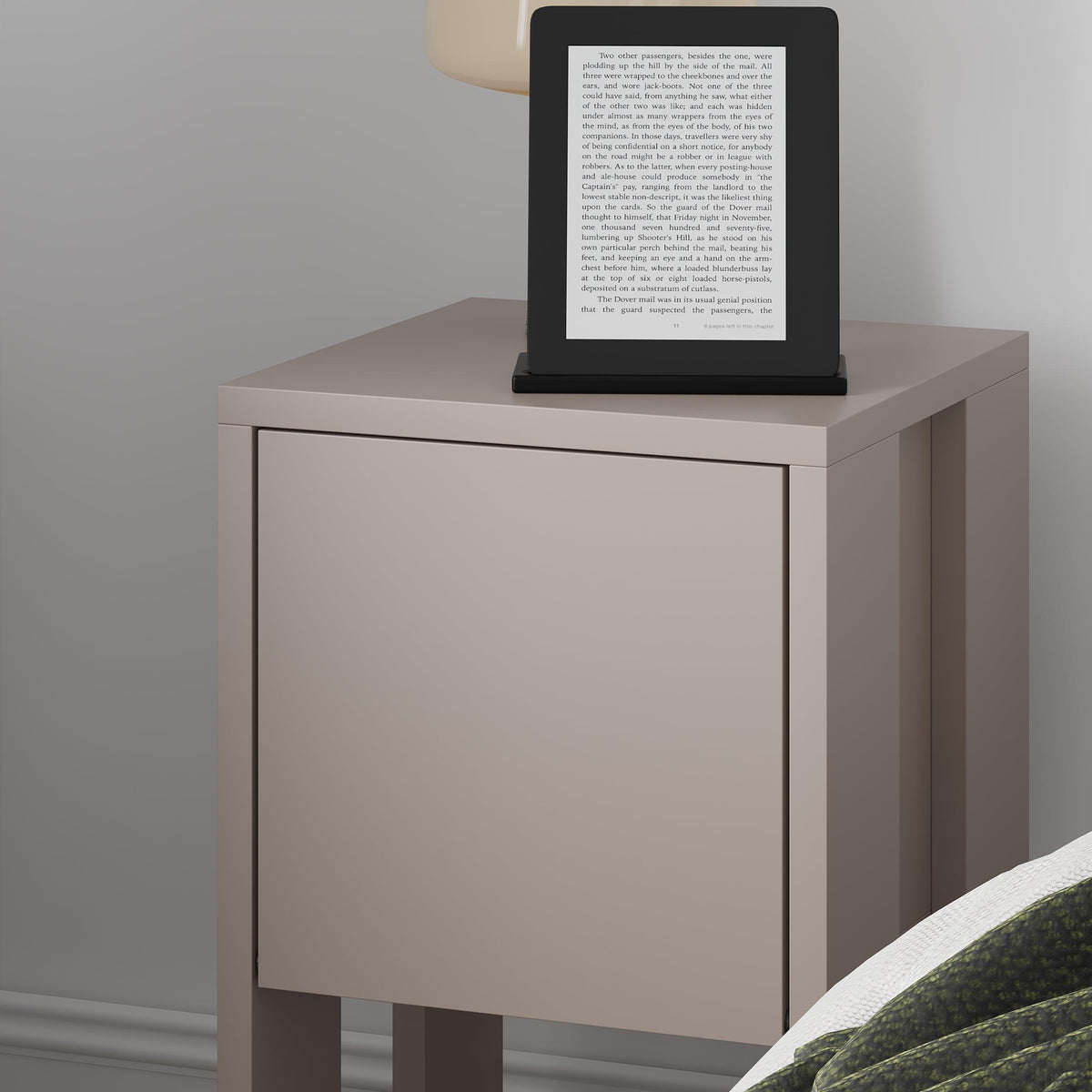 Decortieliving - Ema Modern Bedside Table Bedroom Furniture 30cm Width
