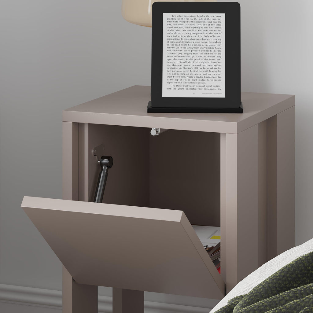 Decortieliving - Ema Modern Bedside Table Bedroom Furniture 30cm Width