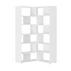 Decortieliving - Molly Modern Corner Multipurpose Bookcase Display Unit No.4 Tall 179 cm