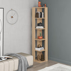 Decortieliving - Nati Modern Corner Bookcase Display Unit Tall 161cm