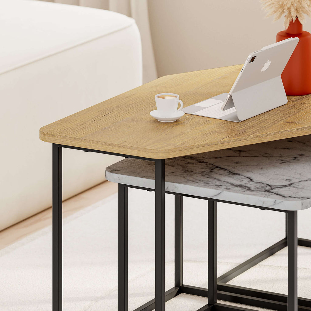 Decortieliving - Nesty Modern Coffee Table 3 Pieces