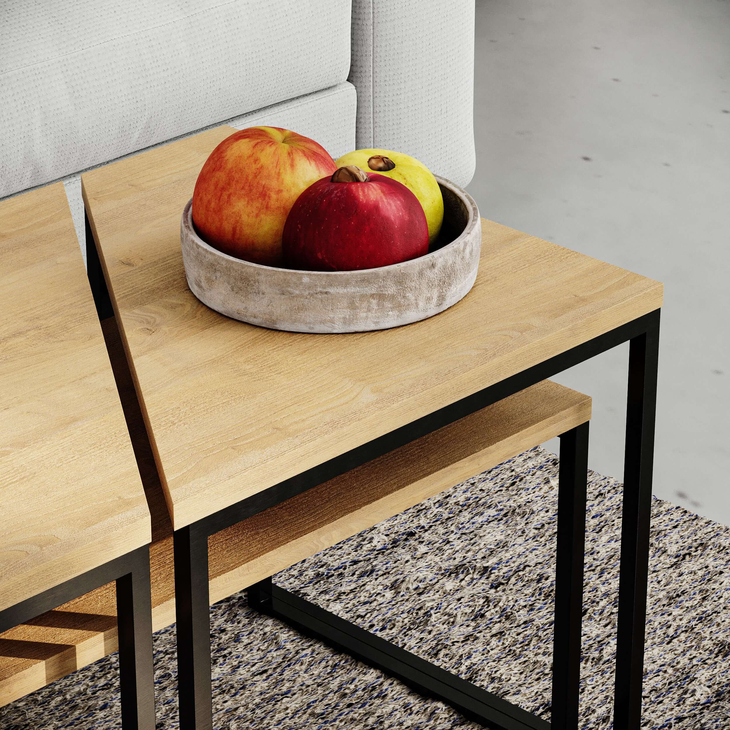Decortieliving - Ohlady Modern Coffee Table Multipurpose H 41.8cm