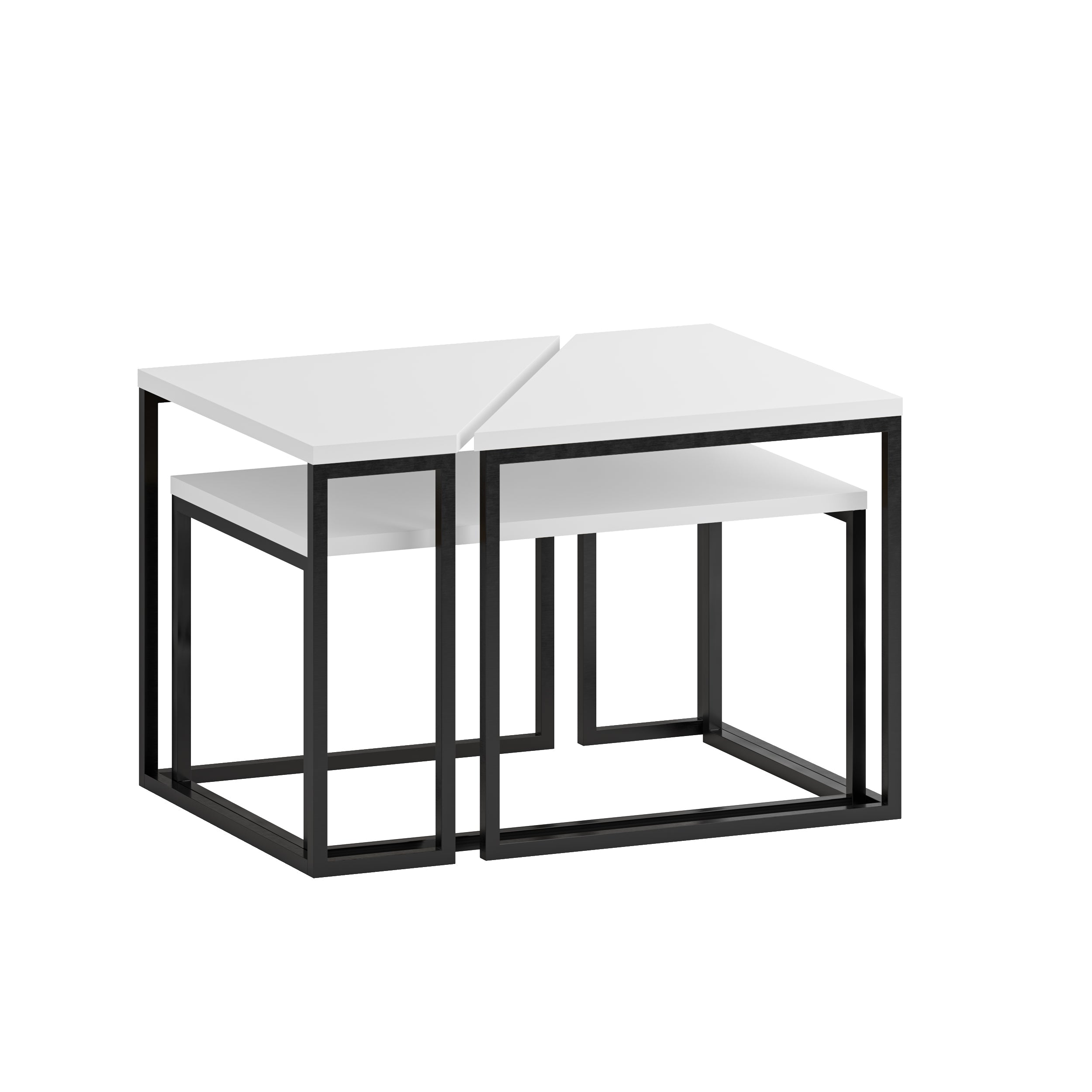Decortieliving - Ohlady Modern Coffee Table Multipurpose H 41.8cm