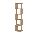 Decortieliving - Piri Modern Bookcase Display Unit Tall 161cm