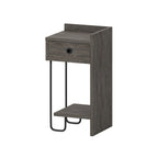 Decortieliving - Sirius Modern Bedside Table Right Module Bedroom Furniture W 32cm