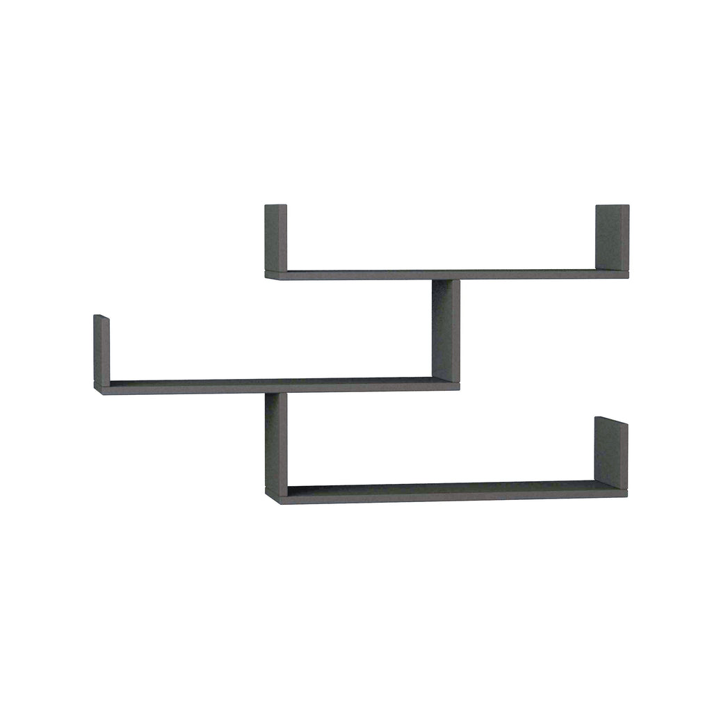 Decortieliving - Tibet Wall Shelf Unit – 119 cm Modern Floating Bookcase
