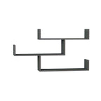 Decortieliving - Tibet Wall Shelf Unit – 119 cm Modern Floating Bookcase