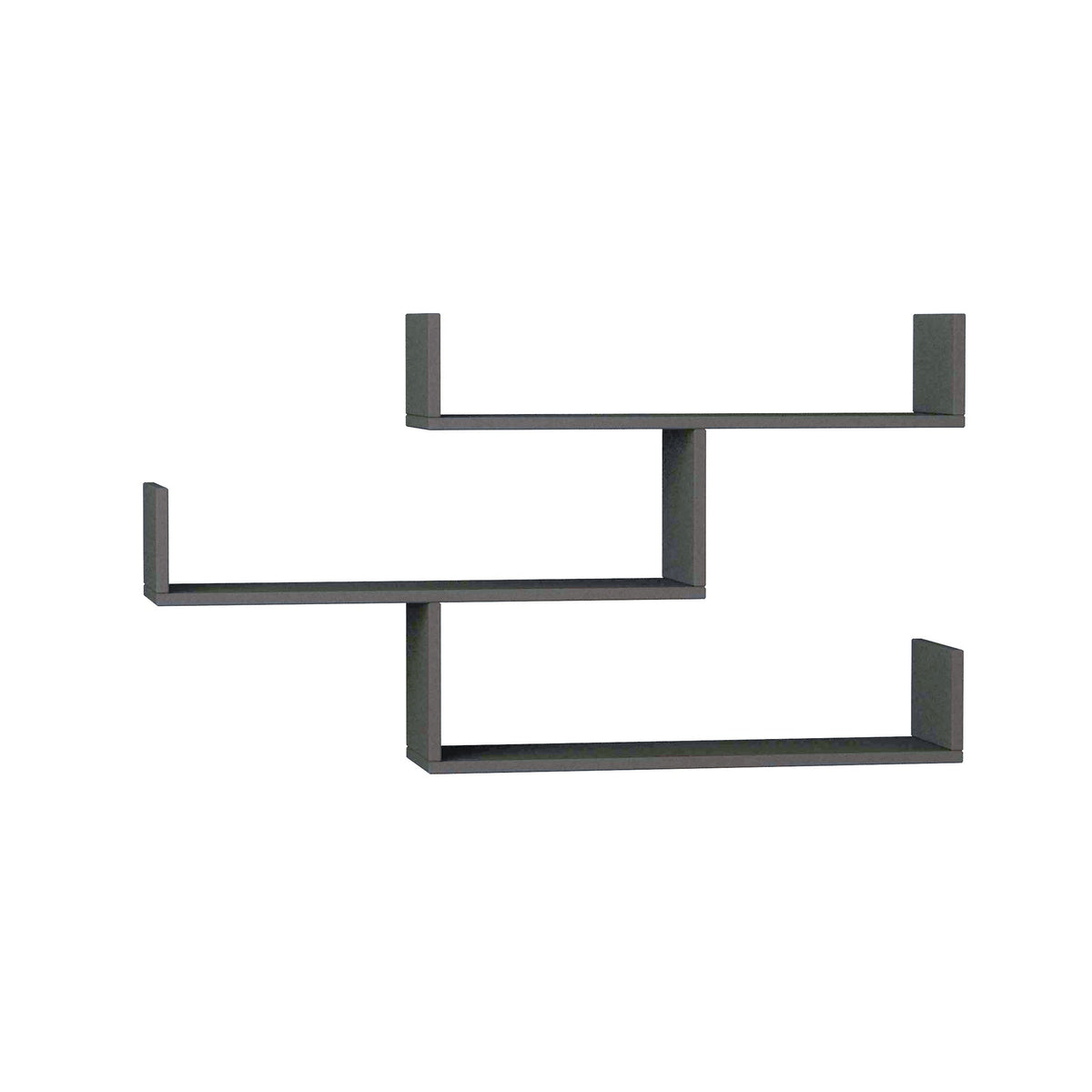 Decortieliving - Tibet Wall Shelf Unit – 119 cm Modern Floating Bookcase