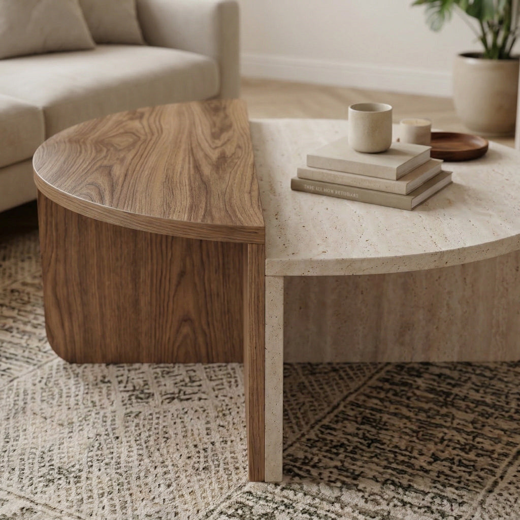 Table basse ronde moderne Aloeva