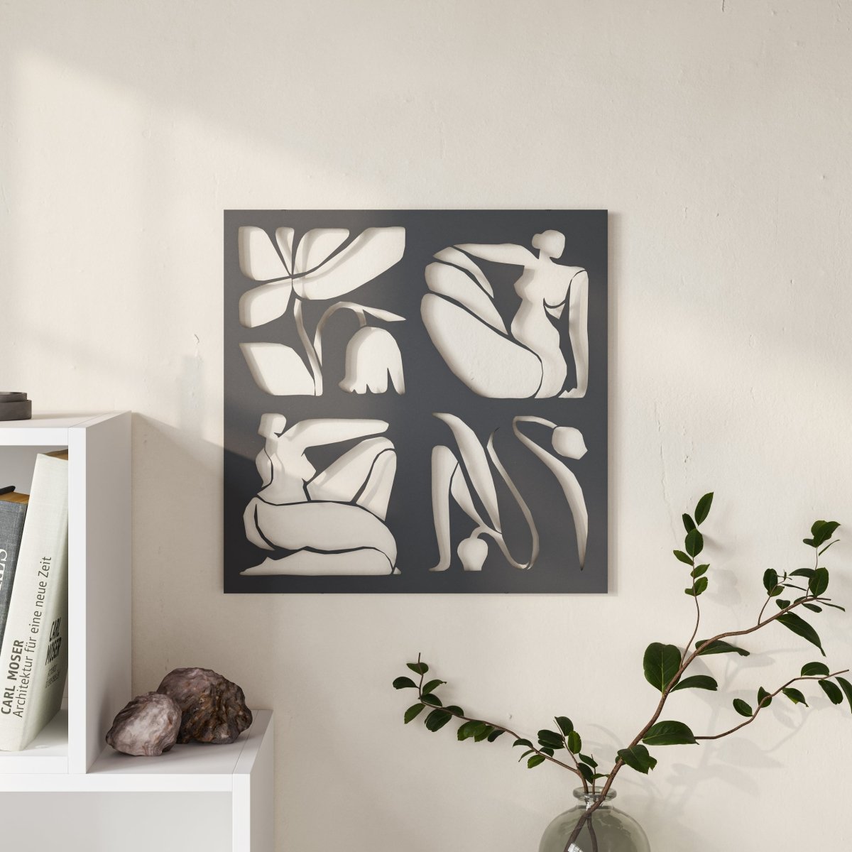 Decortieliving - Aitus Modern Metal Wall Art Home Decorative Ornament