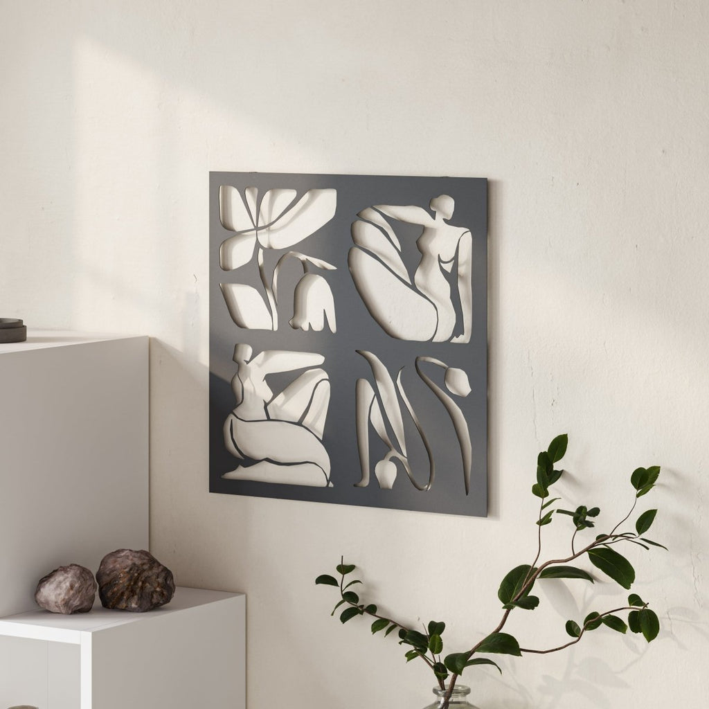 Decortieliving - Aitus Modern Metal Wall Art Home Decorative Ornament