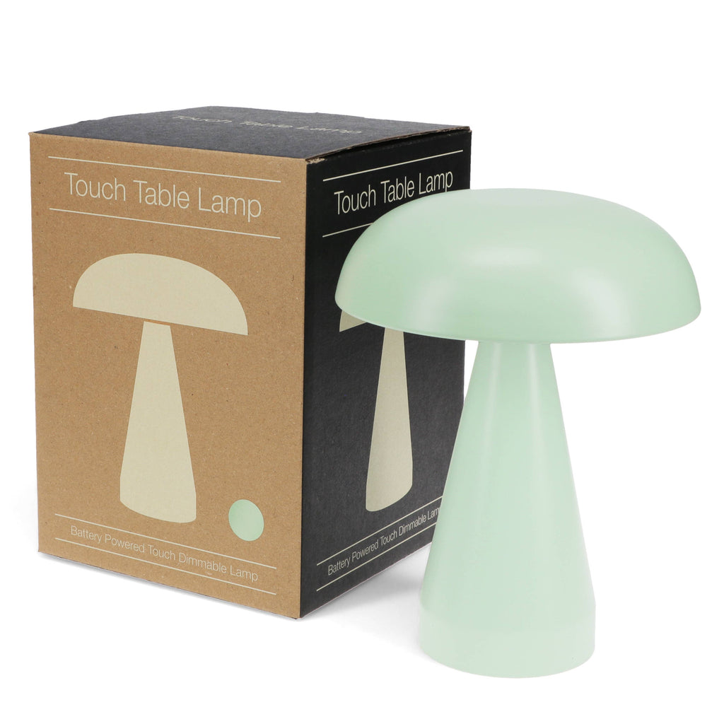 Decortieliving - Mushroom Touch Lamp | Cordless Dimmable Bedside Light