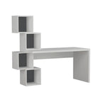 Decortieliving - Balance Modern Desk With Shelves 153.5cm