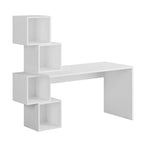 Decortieliving - Balance Modern Desk With Shelves 153.5cm