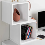 Decortieliving - Balance Modern Desk With Shelves 153.5cm