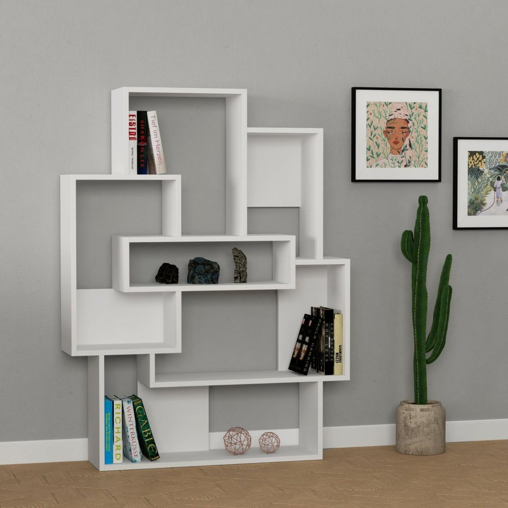 Decortieliving - Barce Modern Bookcase Display Unit H 132cm