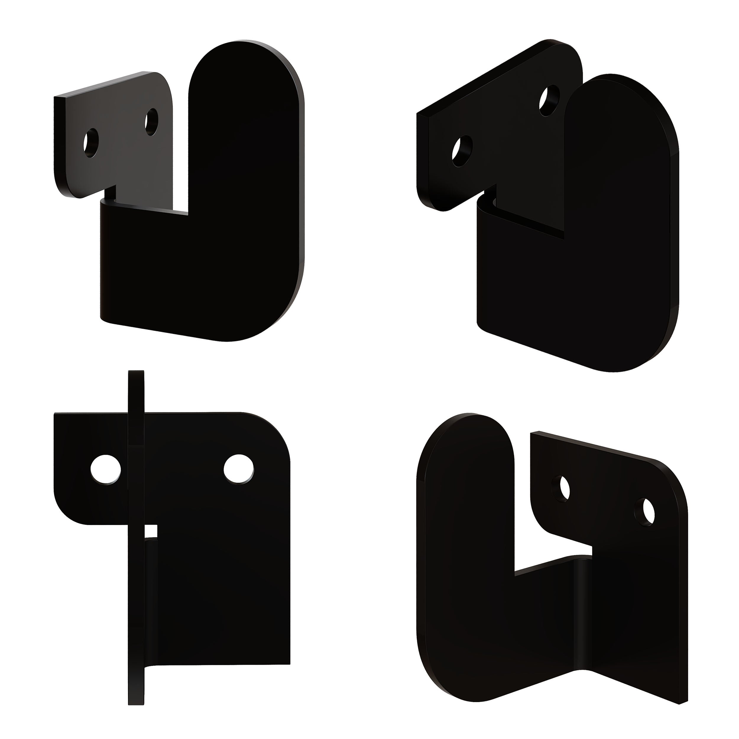Decortieliving - Luxa Modern Hook Multipurpose Versatile Metal Hanger Set Triple
