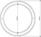Decortieliving - Bubble Modern Design Mirror