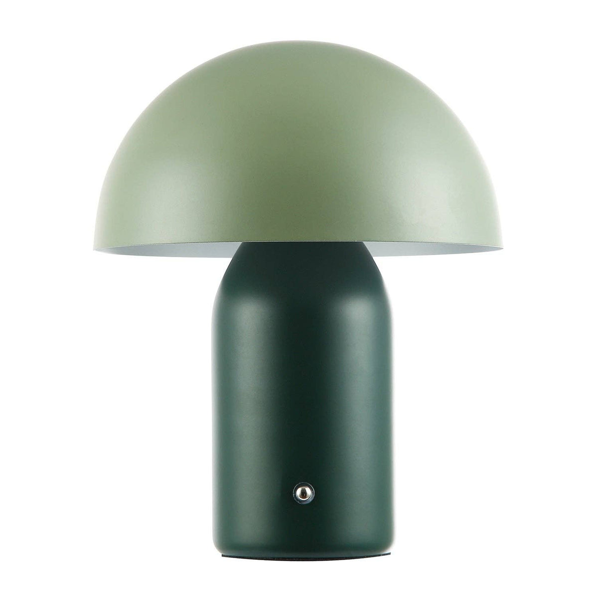 Decortieliving - Midnight Blue Mushroom Table Lamp 25cm | Rechargeable, Touch Dimmer