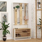 Decortieliving - Chester Hall Stand Shoe Rack Multipurpose Hanger