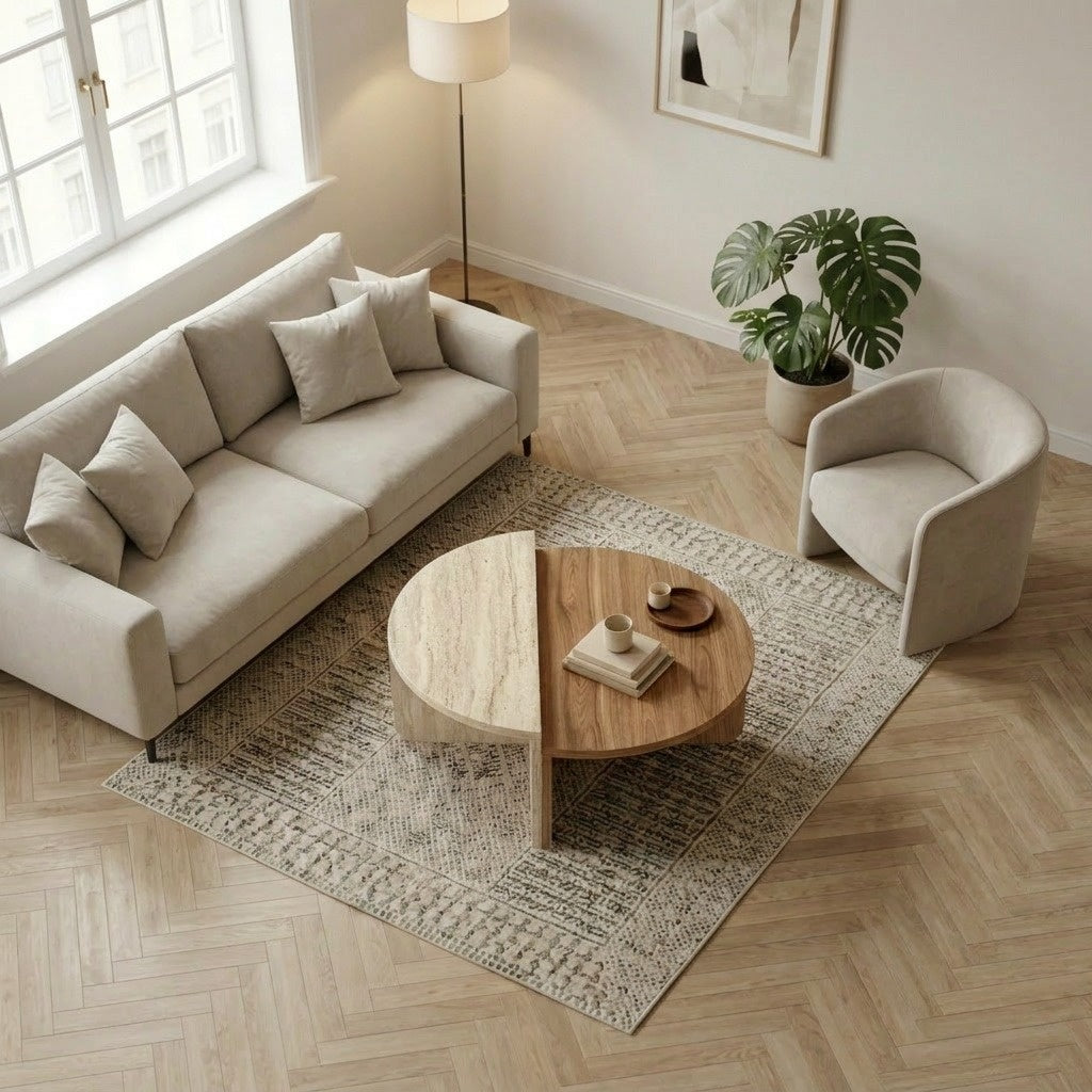 Table basse ronde moderne Aloeva